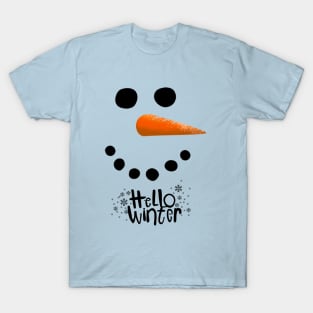 Hello winter-snowman T-Shirt